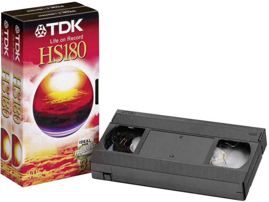 TDK E-180 HSEN 2er-Pack VHS-Kassette