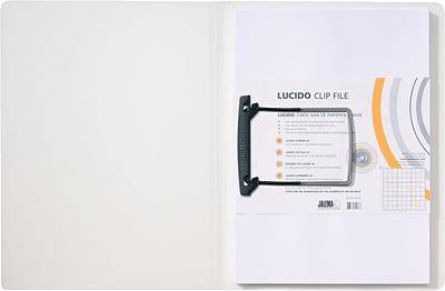 Jalema Clipmappe Lucido/1401030 DIN A4 weiß/transparent PP
