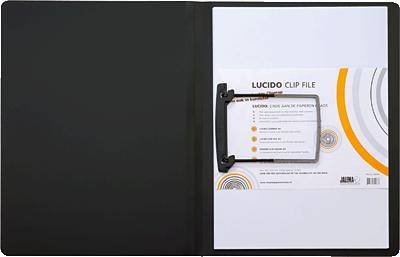 Jalema Clipmappe Lucido/1401019 DIN A4 schwarz PP