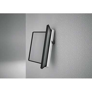 Tarifold® Sichttafelwandhalter VEO DIN A4 ABS/Aluminium schwarz 10 Sichttafeln