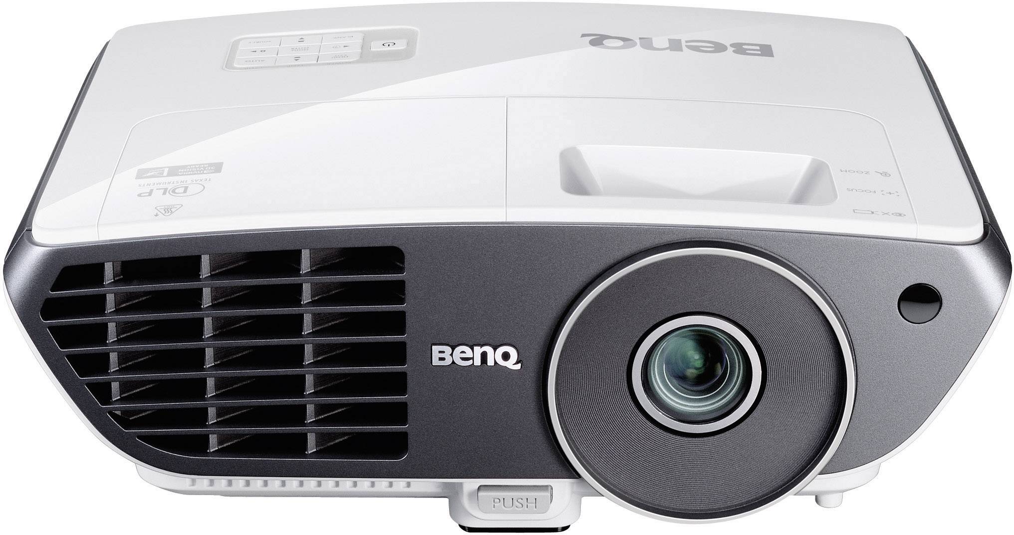 BenQ Beamer W700 Helligkeit: 2200 10000 : 1 Weiß, Silber