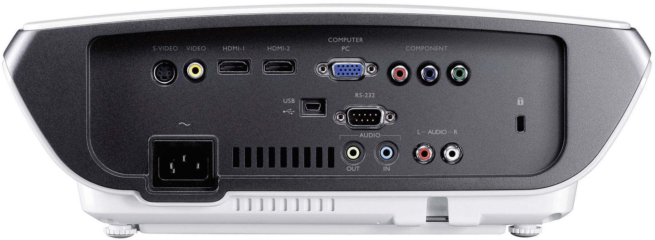 BenQ Beamer W700 Helligkeit: 2200 10000 : 1 Weiß, Silber