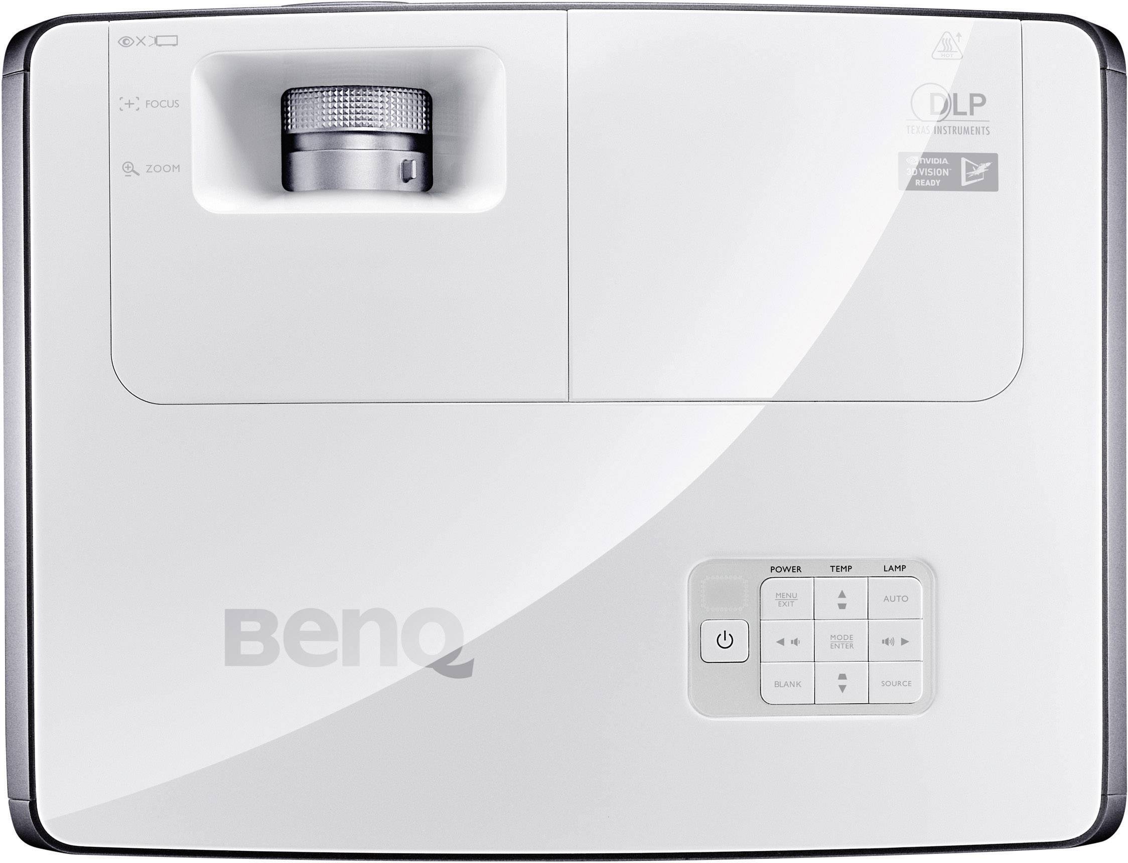 BenQ Beamer W700 Helligkeit: 2200 10000 : 1 Weiß, Silber