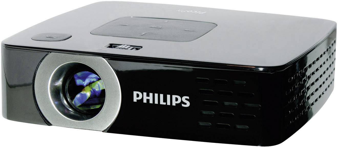 Philips PPX2450 Helligkeit: 55 Schwarz, Silber