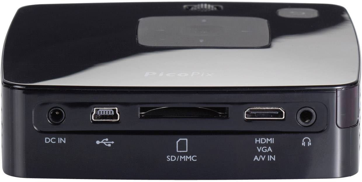 Philips PPX2450 Helligkeit: 55 Schwarz, Silber