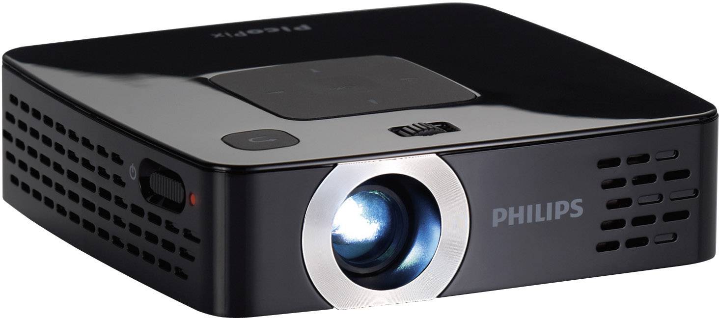 Philips PPX2450 Helligkeit: 55 Schwarz, Silber