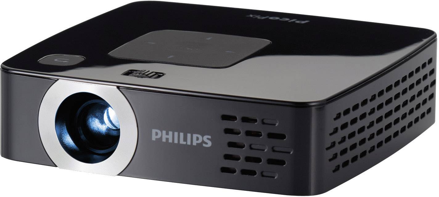 Philips PPX2450 Helligkeit: 55 Schwarz, Silber