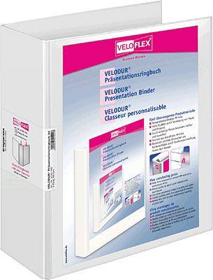 Ringbuch Velodur A4 60mm 4 Ringe weiß