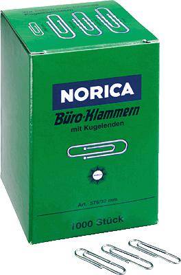 NORICA Brief- und Aktenklammern/2220 32 mm 1000 verzinkt