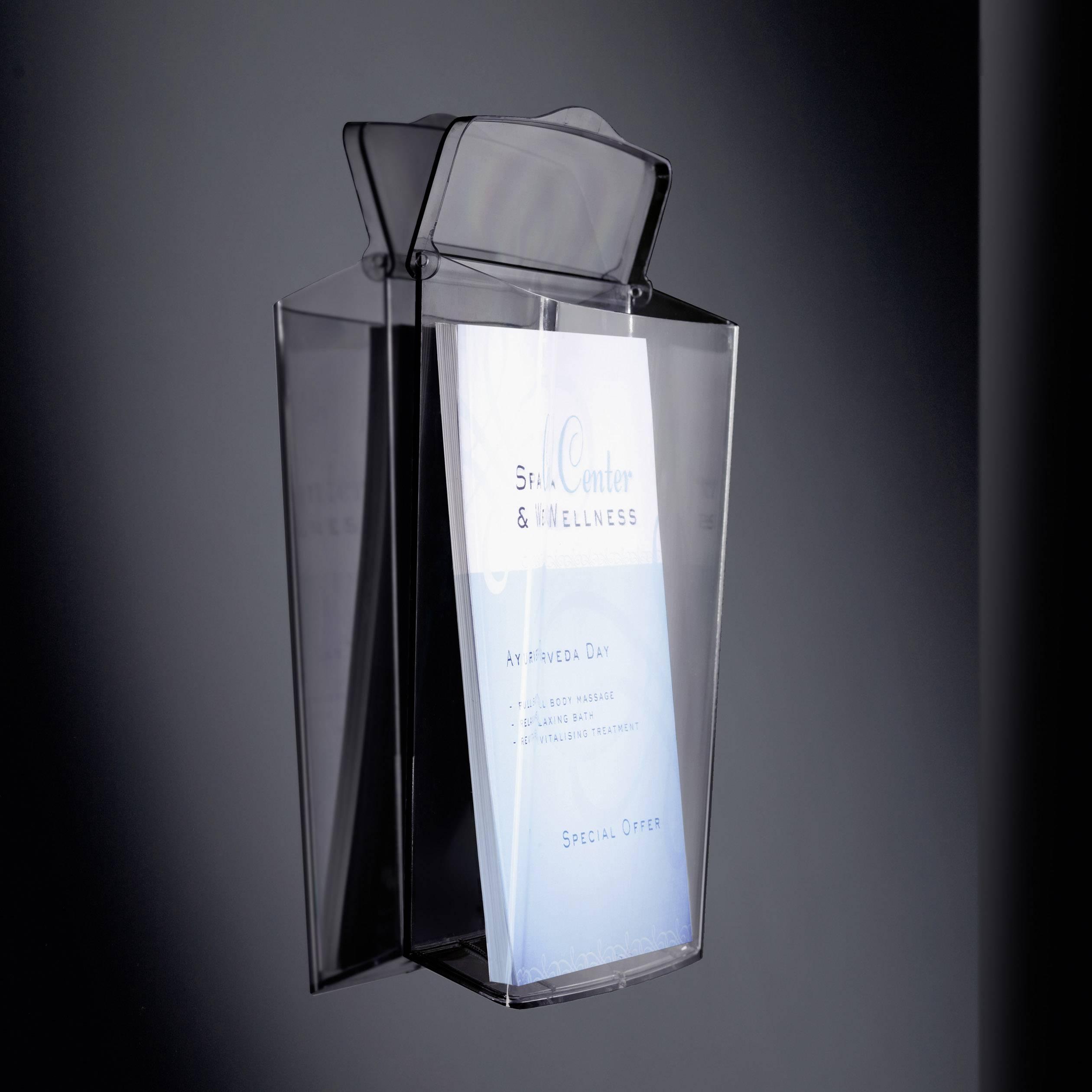 Sigel LH325 Prospekthalter Acrylglas klar DIN A4hoch Anzahl der Fächer 1 N/A 1 St. (B x H x T) 247 x 339 x 88mm