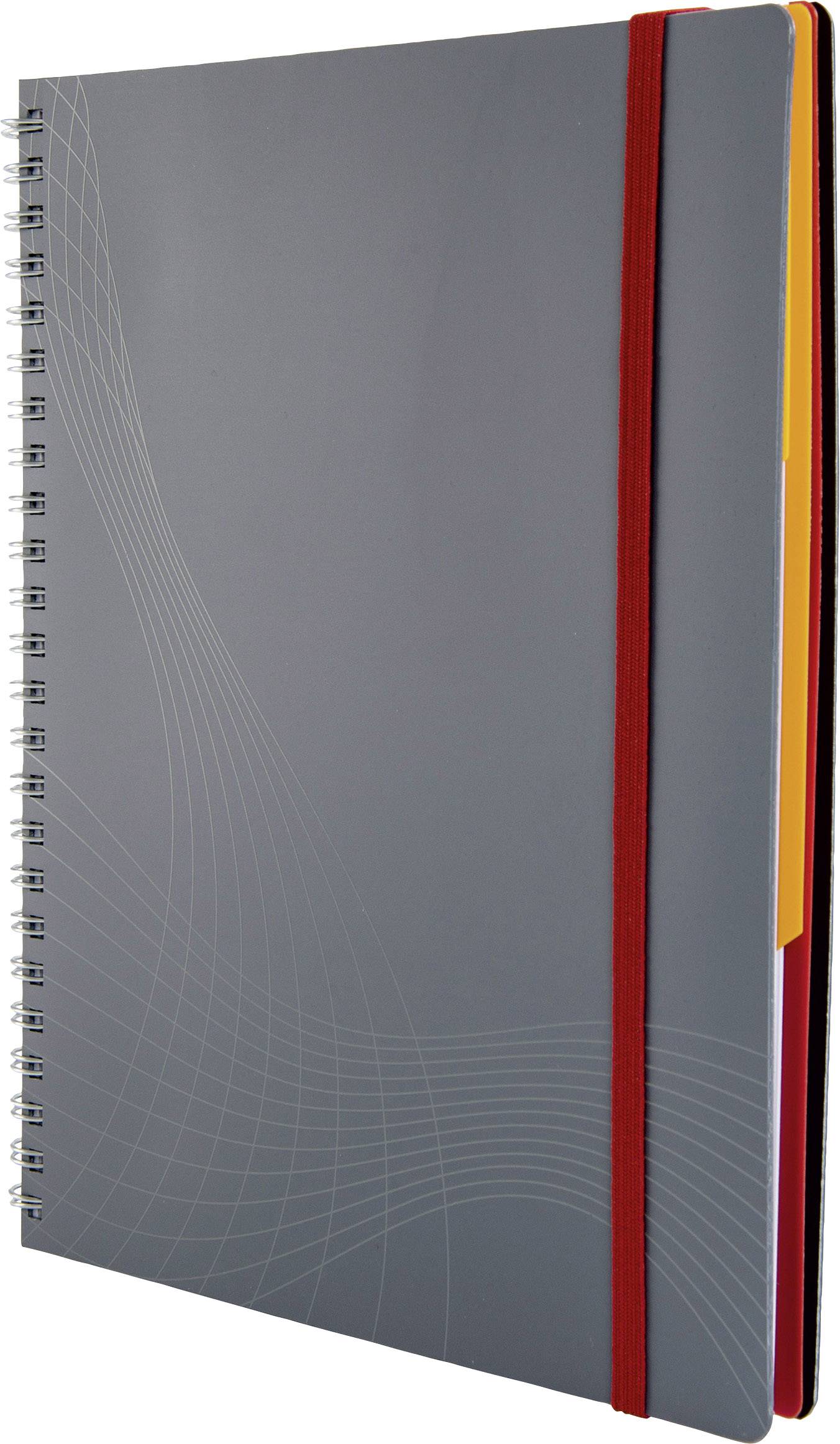Avery Zweckform 7015 Kunststoff-Cover Notizbuch notizio, spiralgebunden, kariert, DIN A5