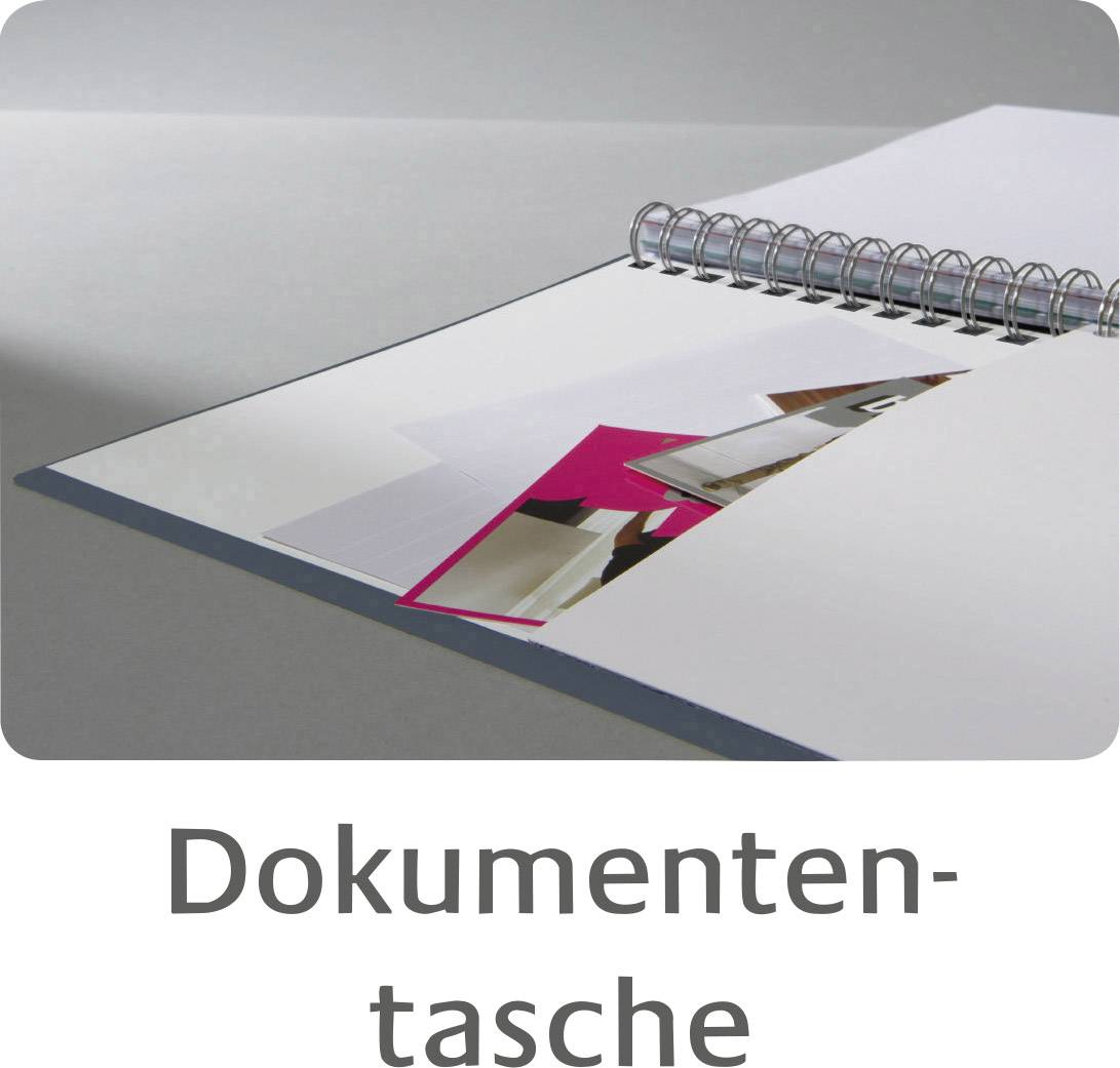 Avery Zweckform 7015 Kunststoff-Cover Notizbuch notizio, spiralgebunden, kariert, DIN A5