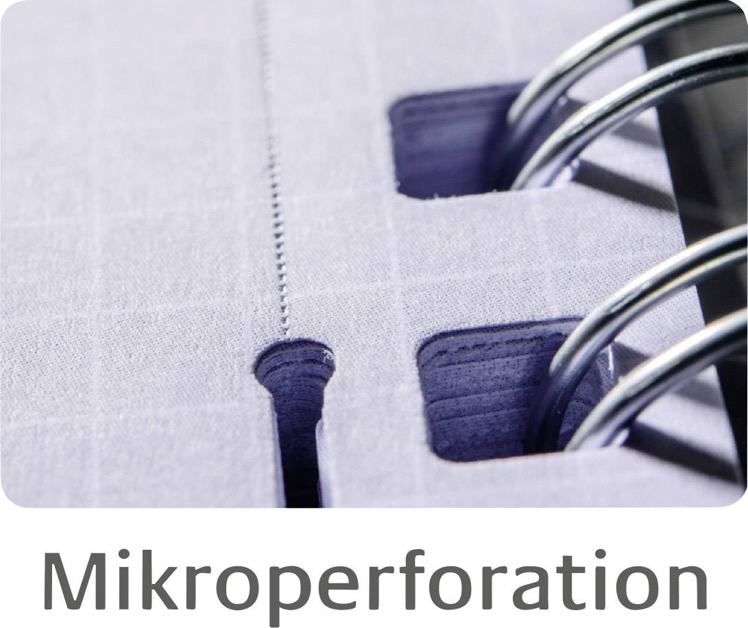 Avery Zweckform 7015 Kunststoff-Cover Notizbuch notizio, spiralgebunden, kariert, DIN A5