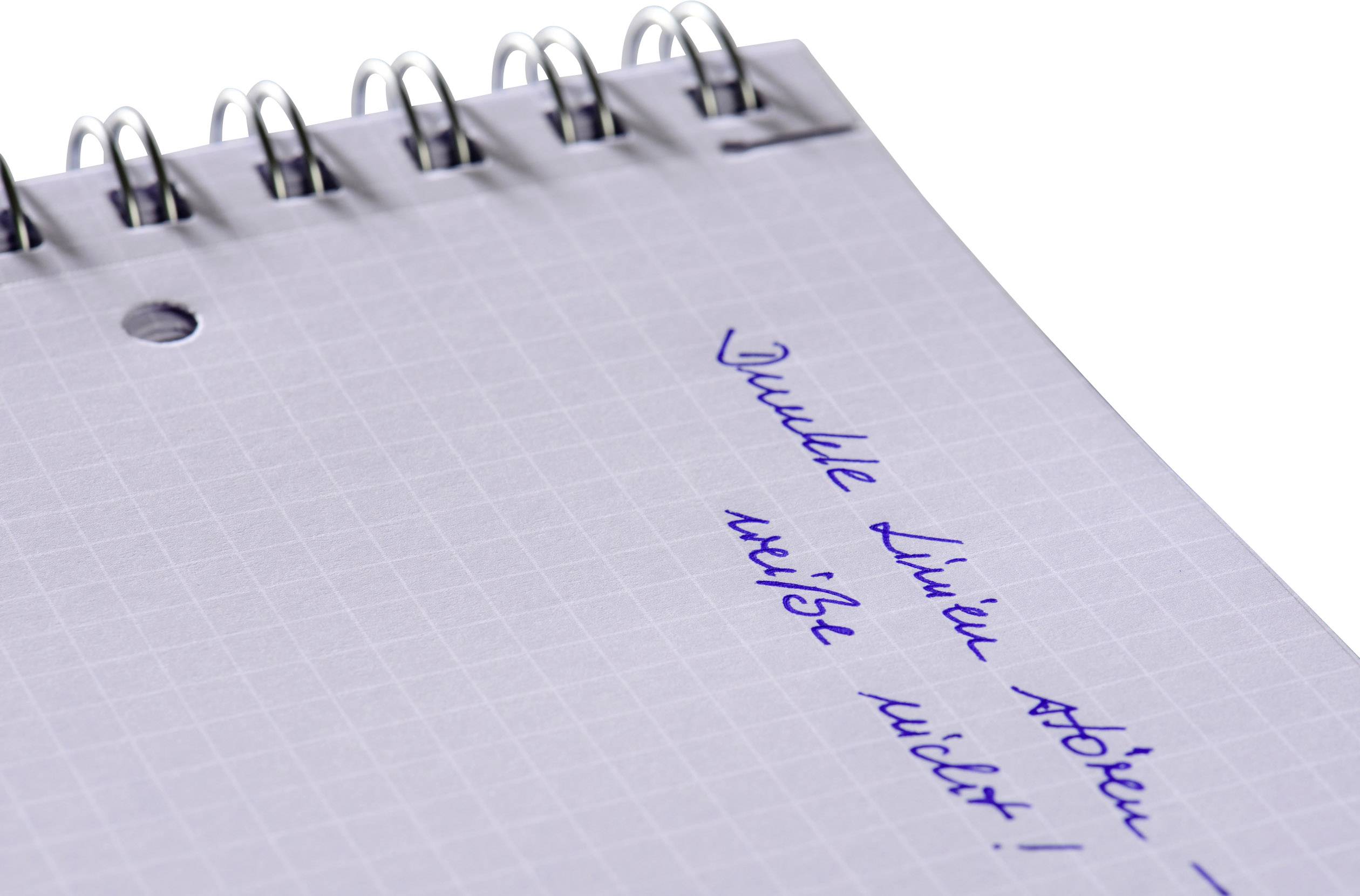 Avery Zweckform 7017 Kunststoff-Cover Notizbuch notizio, spiralgebunden, kariert, DIN A4, 90 g/m², 90 Blatt, grau