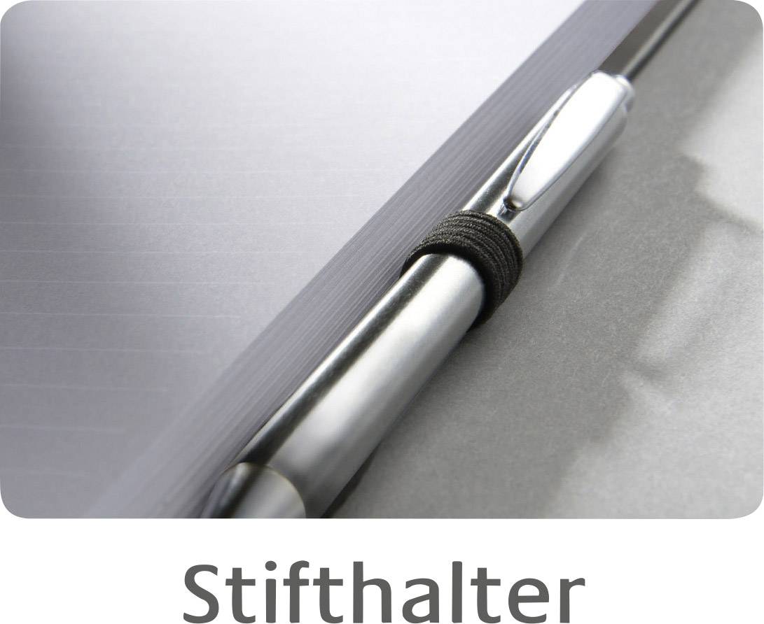 Avery-Zweckform notizio 7019 Notizbuch kariert Grau Anzahl der Blätter: 80 DIN A5