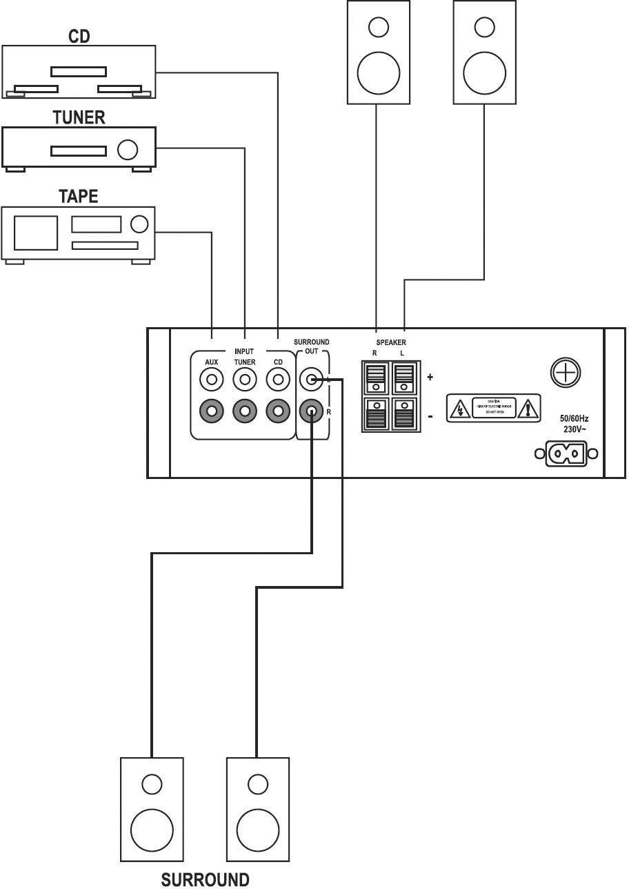 Renkforce E-SA9 Stereo-Verstärker 2 x 12W Silber (metallic), Dunkelbraun