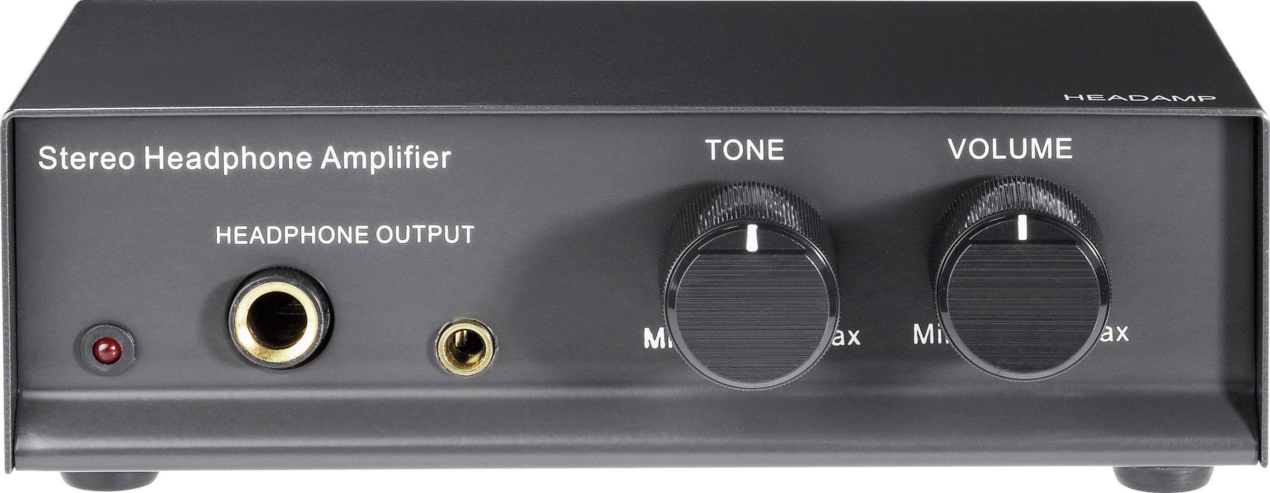 SpeaKa Professional Kopfhörerverstärker Schwarz