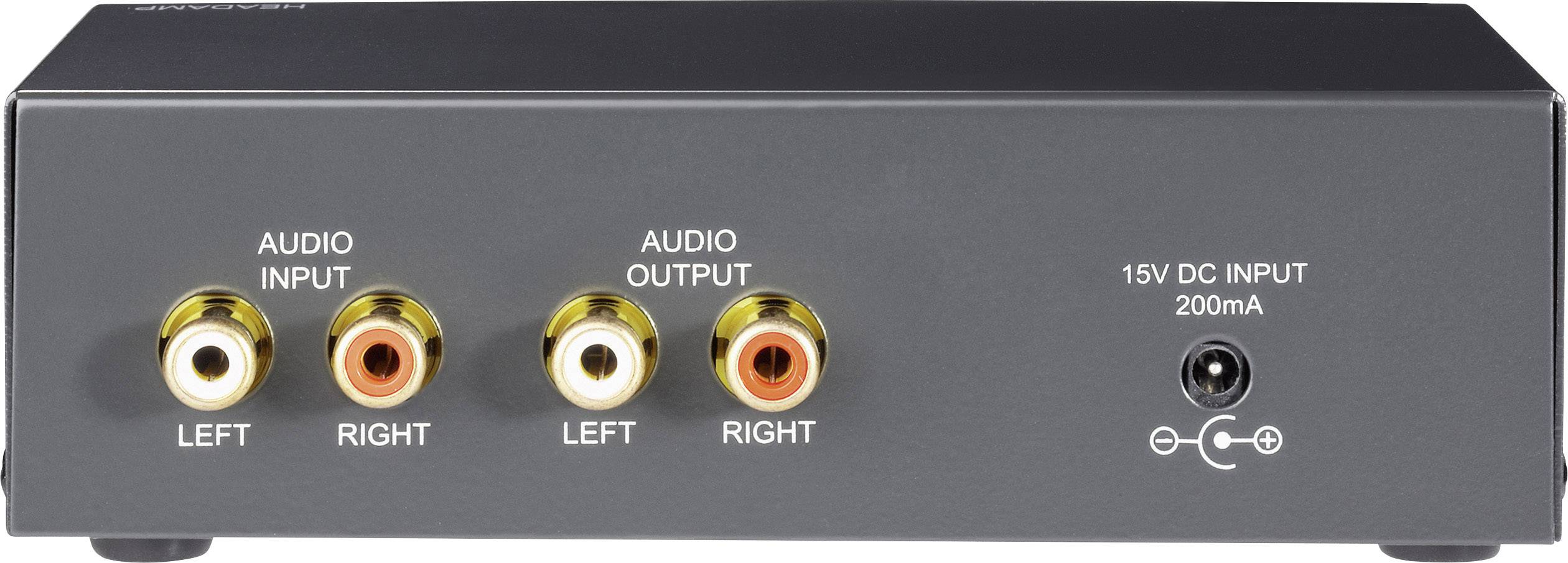 SpeaKa Professional Kopfhörerverstärker Schwarz