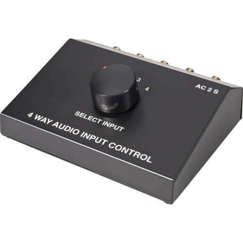 SpeaKa Professional SP-5741548 4 Port Cinch-Audio-Switch