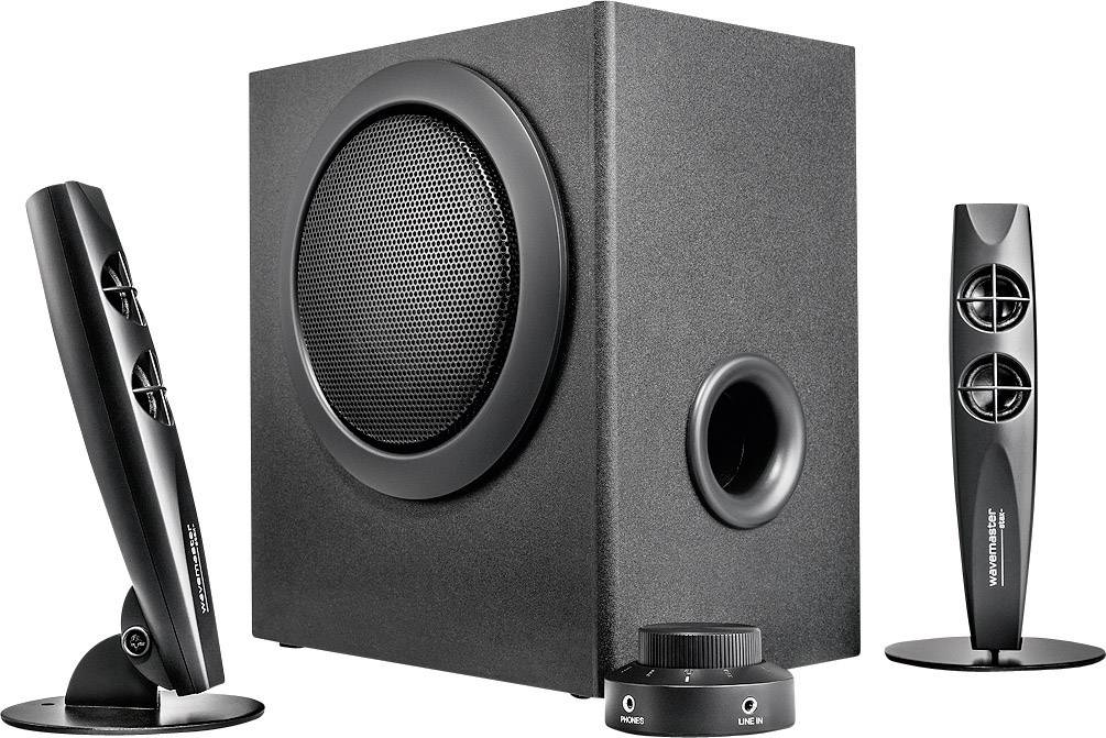 Wavemaster STAX 2.1 PC-Lautsprecher Kabelgebunden 42 W Schwarz