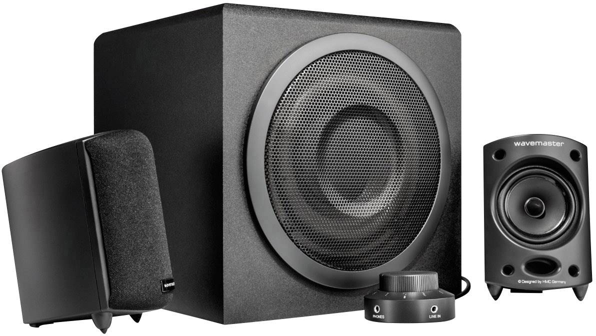 Wavemaster MOODY 2.1 PC-Lautsprecher Kabelgebunden 65 W Schwarz