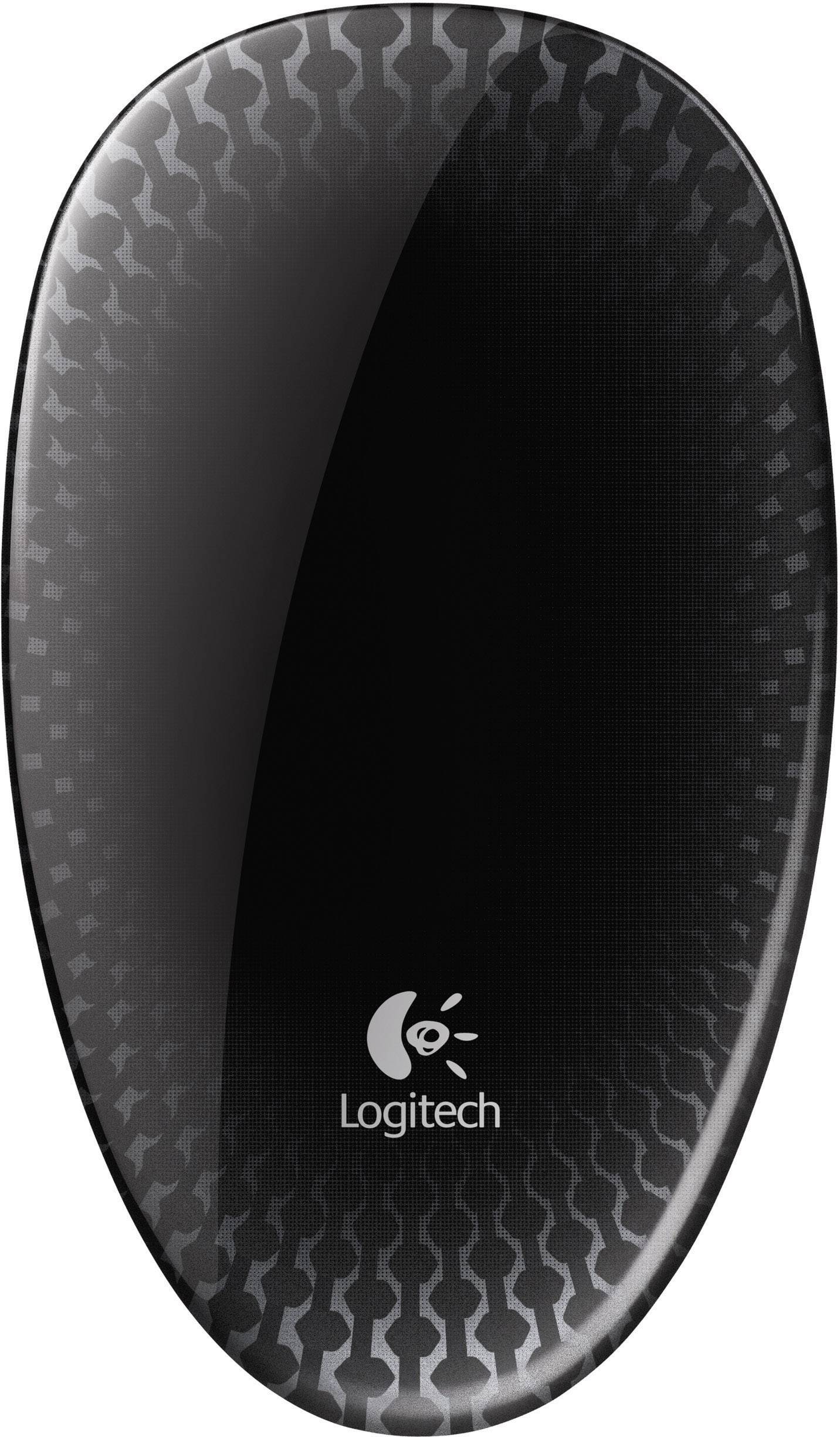 Logitech M600 Touch Mouse Maus Funk Laser Schwarz Touch-Oberfläche