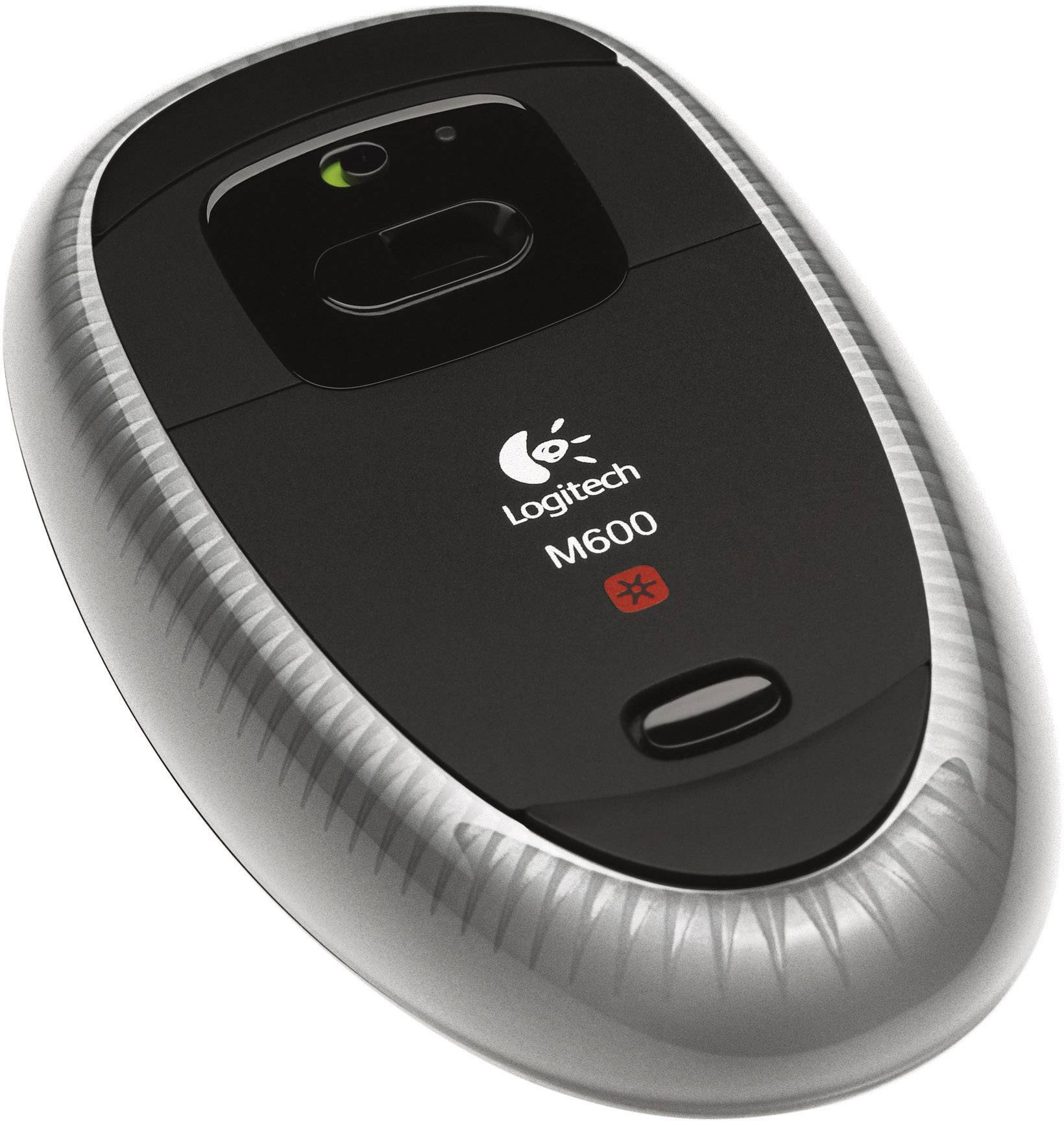 Logitech M600 Touch Mouse Maus Funk Laser Schwarz Touch-Oberfläche