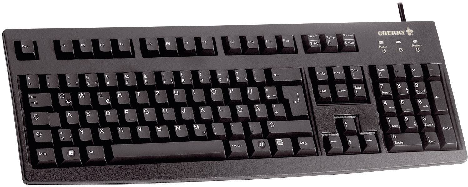 CHERRY G83-6105 USB Tastatur Deutsch, QWERTZ Schwarz