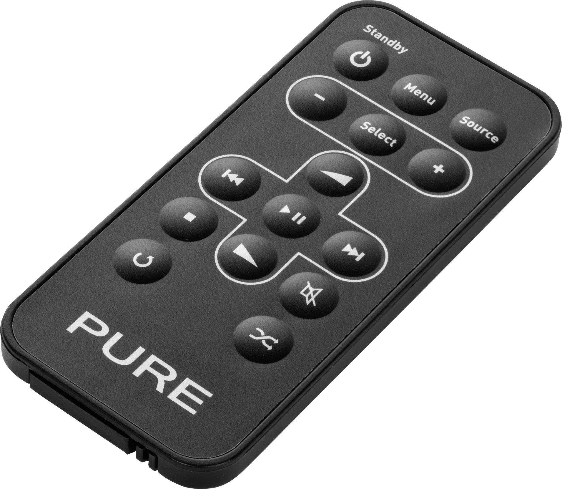 Pure Chronos CD Serie II Radiowecker DAB+, UKW AUX, CD Schwarz