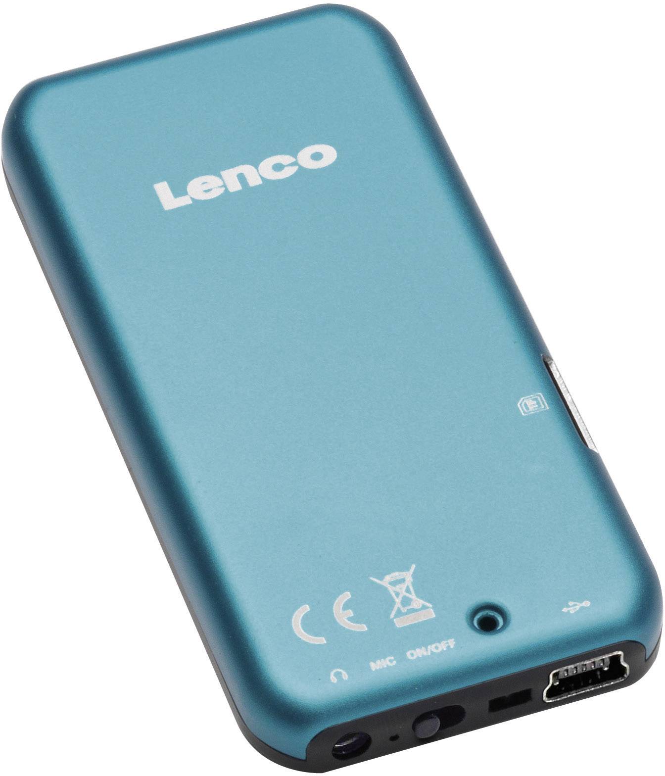 Lenco Xemio-655 MP3-Player, MP4-Player 4 GB Blau Sprachaufnahme