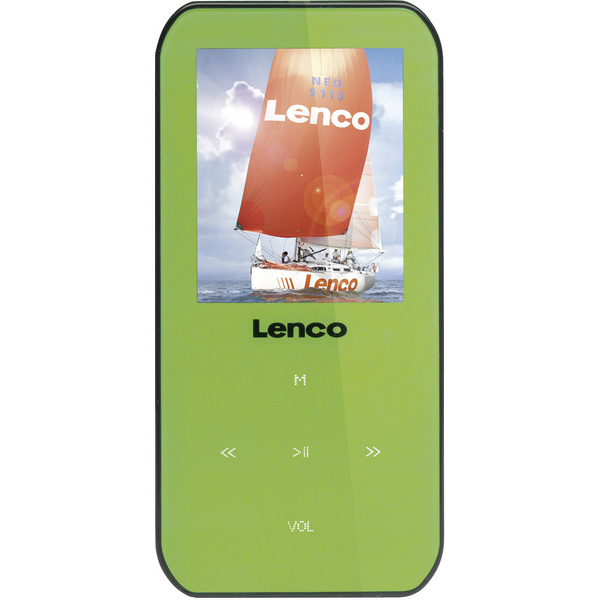 Lecteur MP3, Lecteur MP4 Lenco Xemio-655 4 GB vert enregistrement vocal