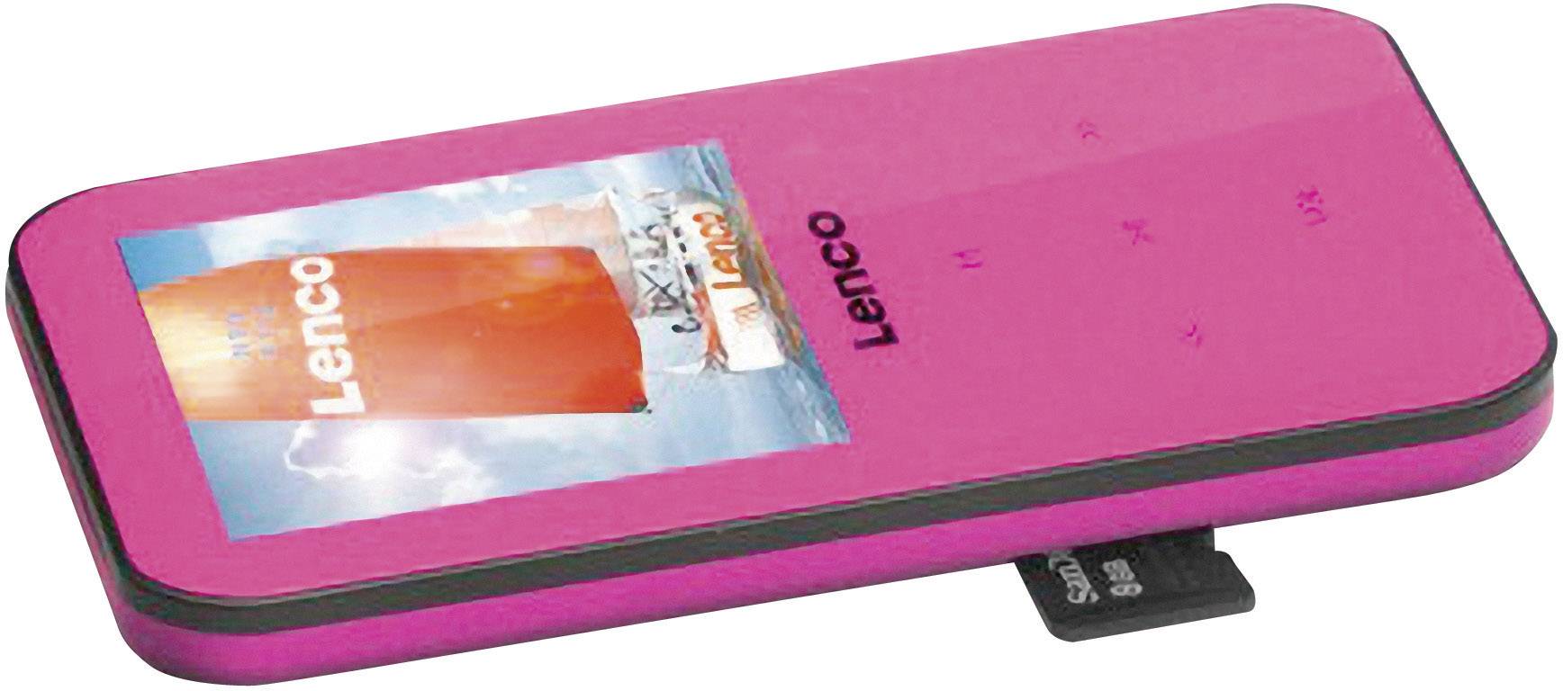 Lenco Xemio-655 MP3-Player, MP4-Player 4GB Pink Sprachaufnahme