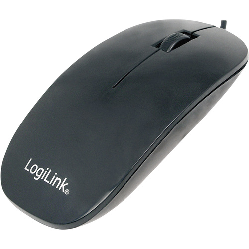 LogiLink ID0063 Maus USB Optisch Schwarz 3 Tasten 1000 dpi