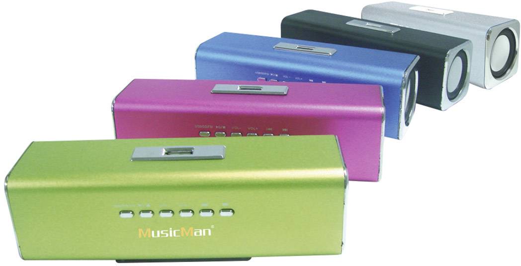 Technaxx MusicMan MA Lautsprecher Mini Lautsprecher AUX, FM Radio, USB, SD Schwarz