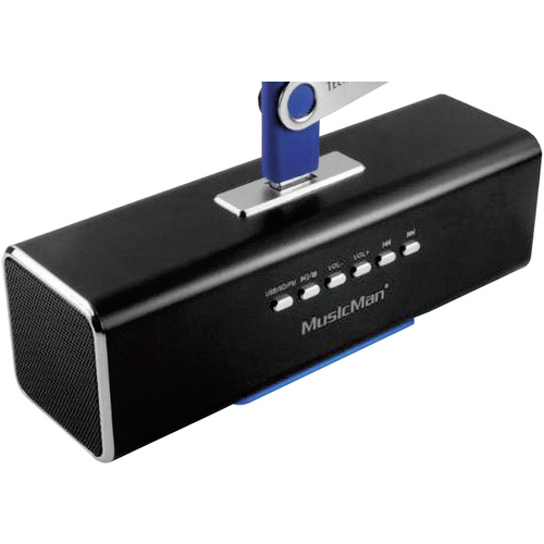 Technaxx MusicMan MA Lautsprecher Mini Lautsprecher AUX, FM Radio, USB, SD Schwarz