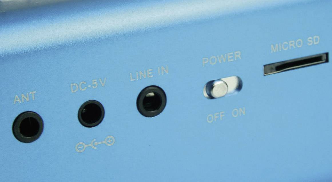 Technaxx MusicMan MA Lautsprecher Mini Lautsprecher AUX, FM Radio, USB, SD Blau