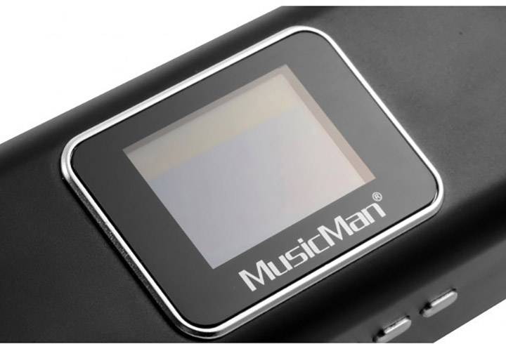 Technaxx MusicMan MA Display Soundstation Mini Lautsprecher AUX, FM Radio, SD, tragbar, USB Schwarz