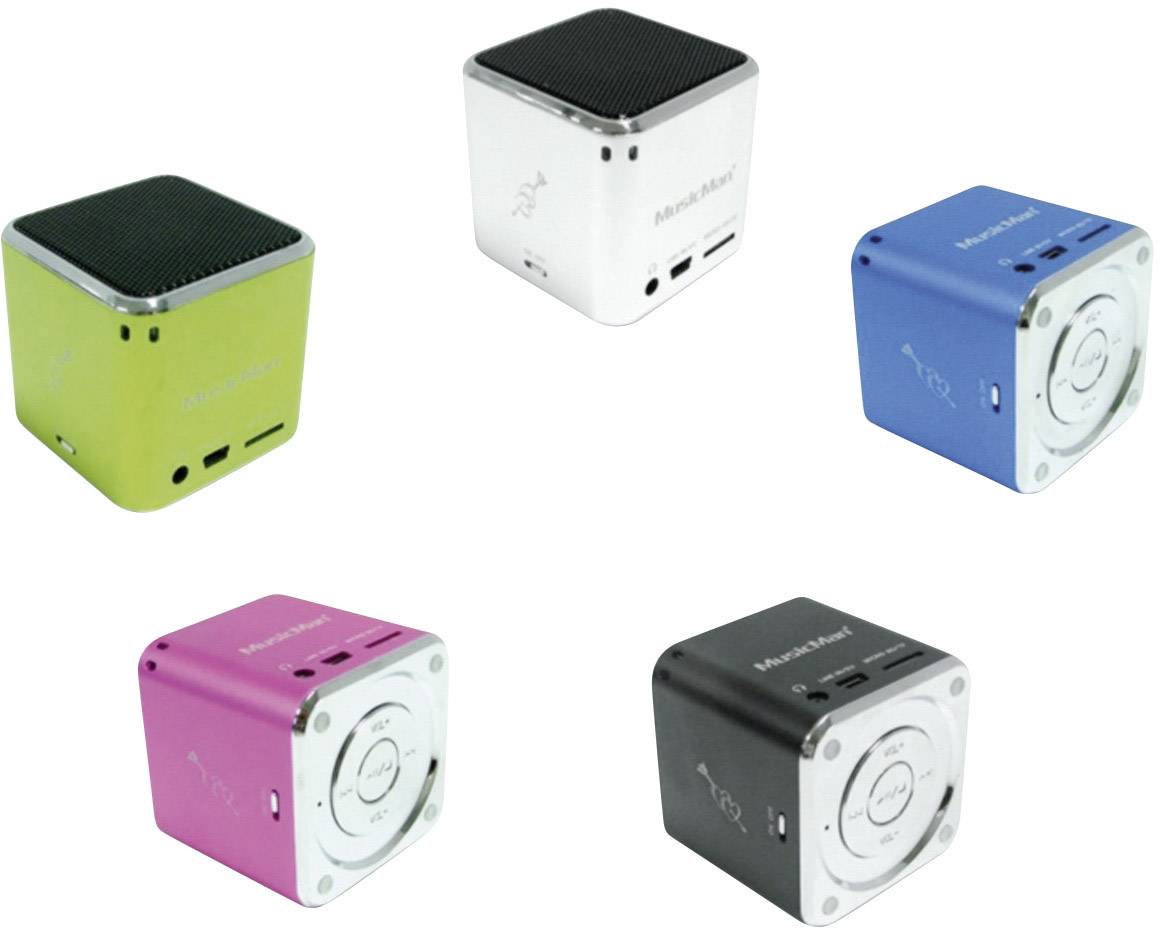 Mini Lautsprecher Technaxx MusicMan Mini AUX, SD, USB Grün