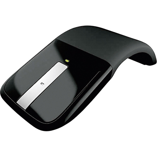 Microsoft Arc Touch Mouse Kabellose Maus Funk Optisch Schwarz 2 Tasten 2400 dpi Touch-Oberfläche