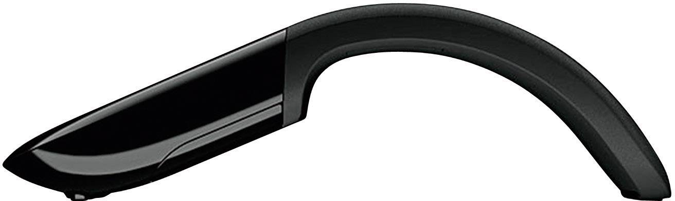 Microsoft Arc Touch Mouse Maus Funk Optisch Schwarz 2 Tasten 2400 dpi Touch-Oberfläche