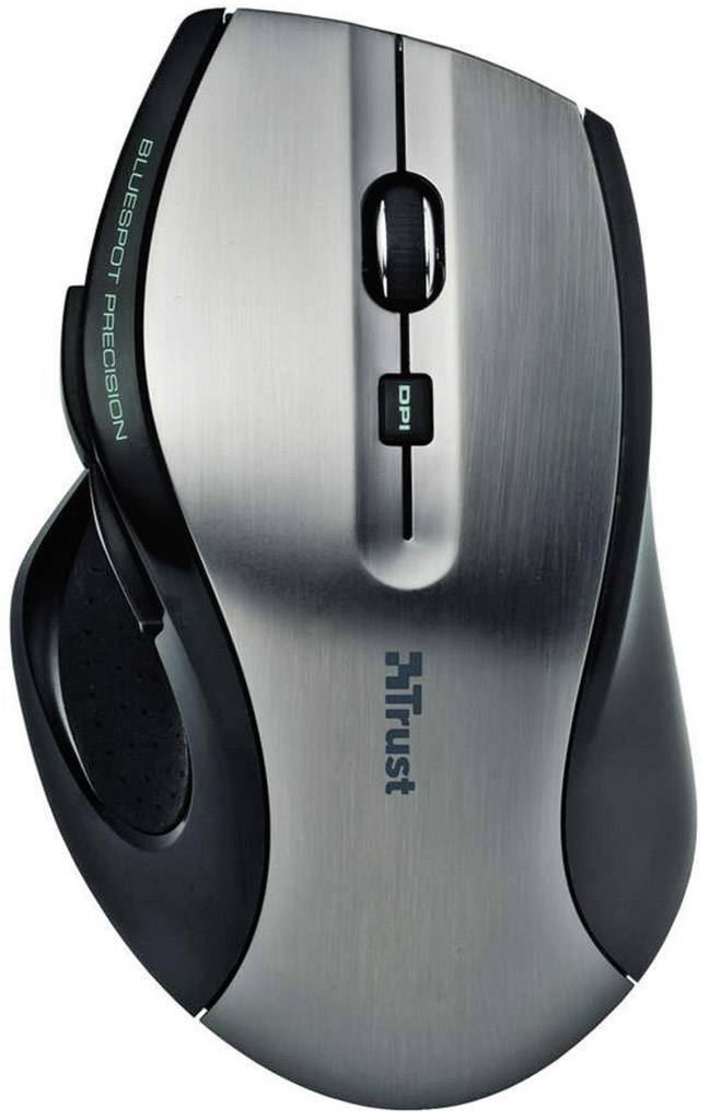 Trust MaxTrack Funk Maus Optisch Schwarz