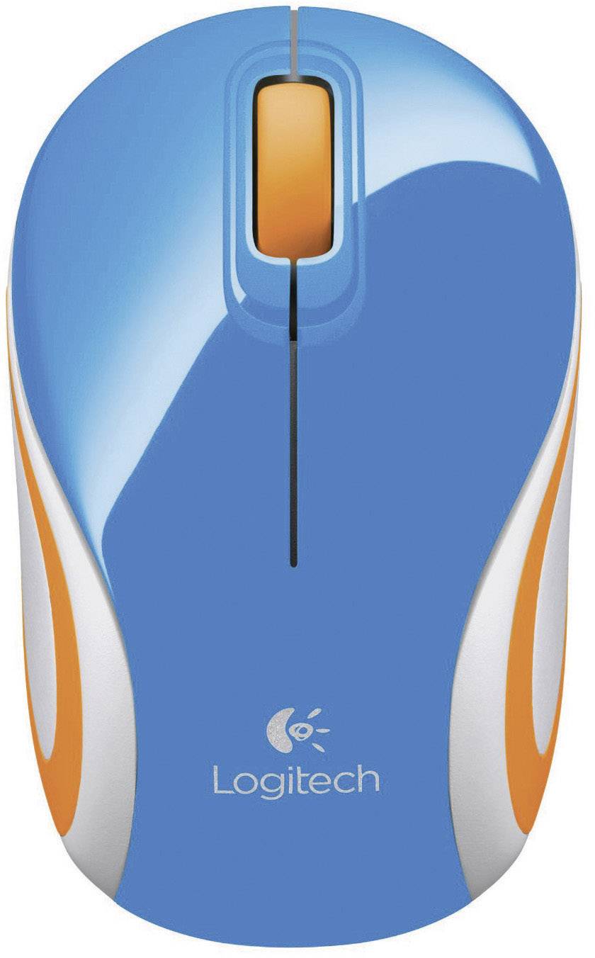 Logitech M187 Maus Funk Blau 3 Tasten