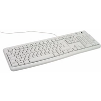 Logitech K120 Keyboard USB Tastatur Deutsch, QWERTZ Weiß Spritzwassergeschützt Logitech K120 Keyboard USB Tastatur Deutsch, QWERTZ Weiß Spritzwassergeschützt