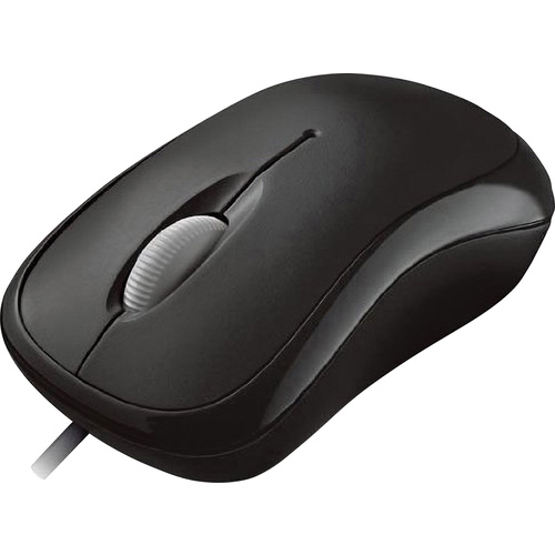 Microsoft Basic Optical Mouse Maus USB Optisch Schwarz 3 Tasten 800 dpi