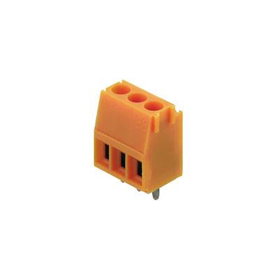 Weidmüller 1667770000 Schraubklemmblock 1.5 mm² Polzahl 3 Orange 100 St.