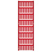 Weidmüller 1689430003 VT SF 3/21 NEUTRAL RT V0 Leitermarkierer Montage-Art: aufclipsen Beschriftungsfläche: 4.6 x 21mm Rot Anzahl