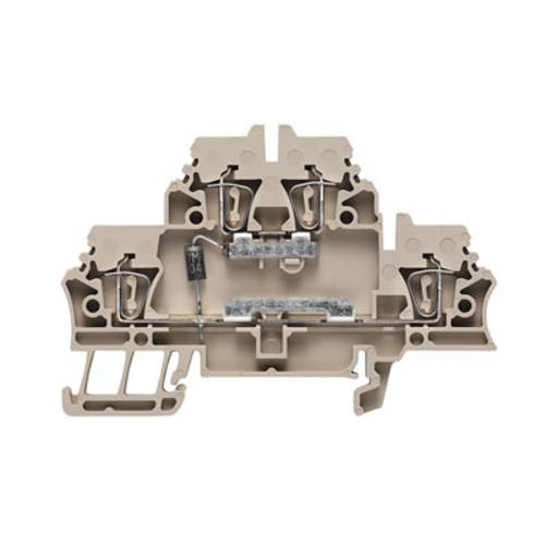 Weidmüller 1713290000 Bauelementreihenklemme Zugfeder Dunkelbeige 50 St.