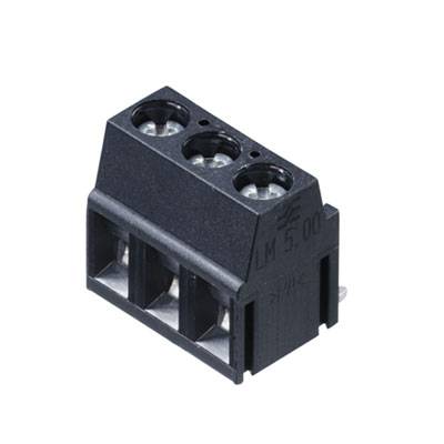 Weidmüller 1715280000 Schraubklemmblock 2.5mm² Polzahl 3 Schwarz 500St.