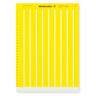 Weidmüller 1724151687-10LM MT300 17X9 GE Beschriftungssystem Drucker Montage-Art: aufkleben Beschriftungsfläche: 9 x 17mm Gelb