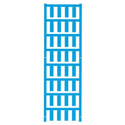 Ein blauer, vertikaler 3D-Streifen in Form einer Leiter mit sieben horizontalen Sprossen, die abwechselnd blauen Rechtecke dazwischen haben.